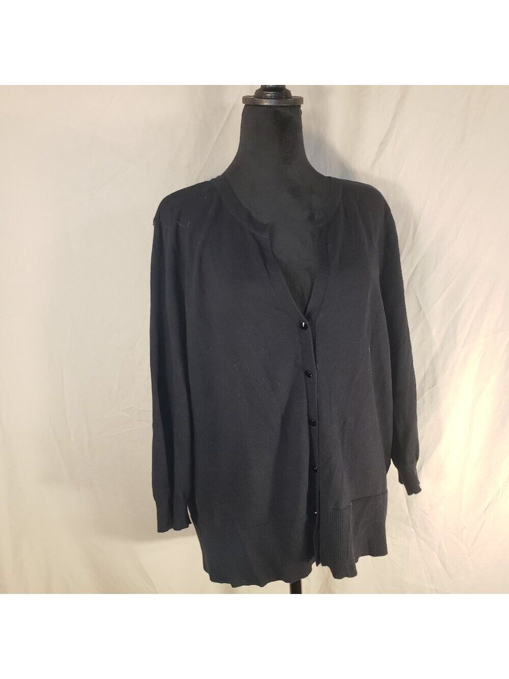 Sofia by Sofia Vergara Black Cardigan Size XL